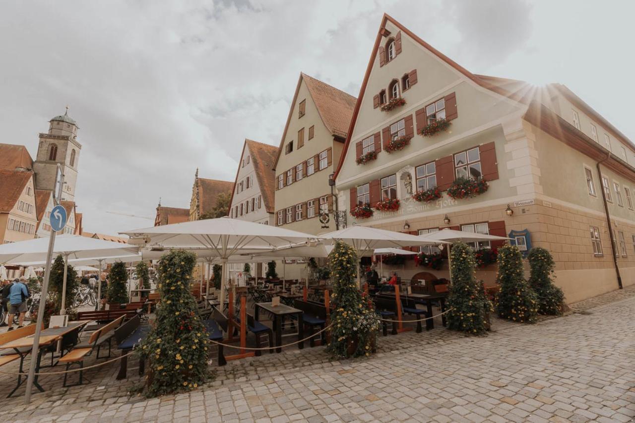 Altstadtmittehotel Sonne Dinkelsbuehl Luaran gambar